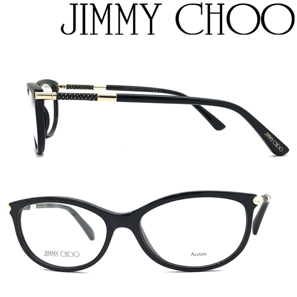 JIMMY CHOO メガネフレーム ジミーチュウ ブランド ブラック 眼鏡 00JC-154-29A