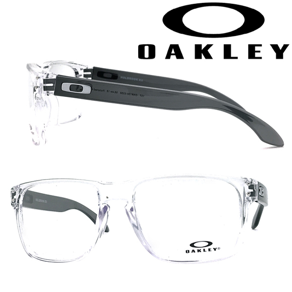 OAKLEY オークリー メガネフレーム ブランド HOLBROOK RX ポリッシュドクリアー 眼鏡 0OX-8156-03