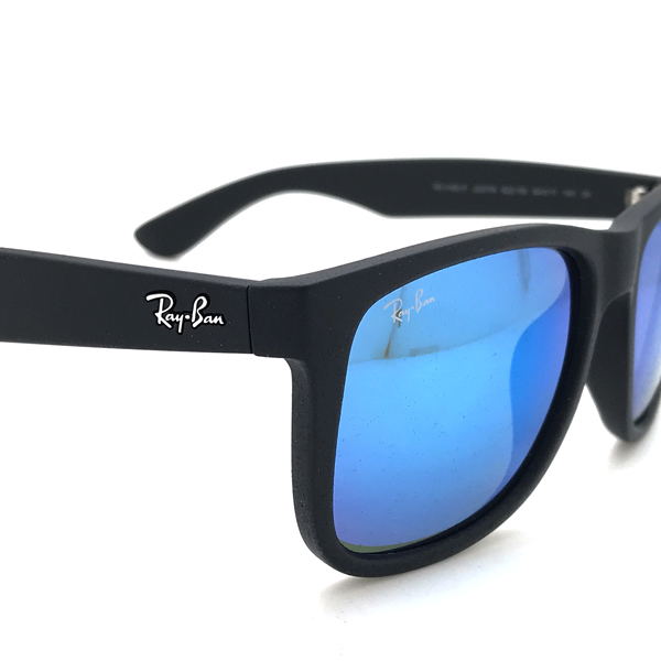 RAYBAN солнцезащитные очки бренд RayBan JUSTIN голубой зеркало 0RB-4165F-622-55