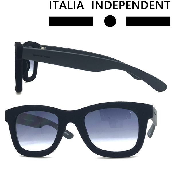 ITALIA INDEPENDENT イタリア インディペンデント ブランド サングラス グラデーションブラック ベルベット サングラス II- 0090V-009-000