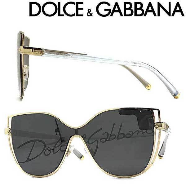 ドルチェ＆ガッバーナ(DOLCE&GABBANA) サングラス ブラック ロゴプリント 0DG-2236-02-P