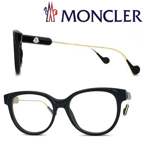 MONCLER メガネフレーム ブランド モンクレール メンズ&レディース ブラック 眼鏡 ML-5056-001