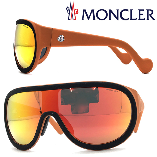 MONCLER サングラス ブランド モンクレール オレンジミラー 00ML-0047-05C
