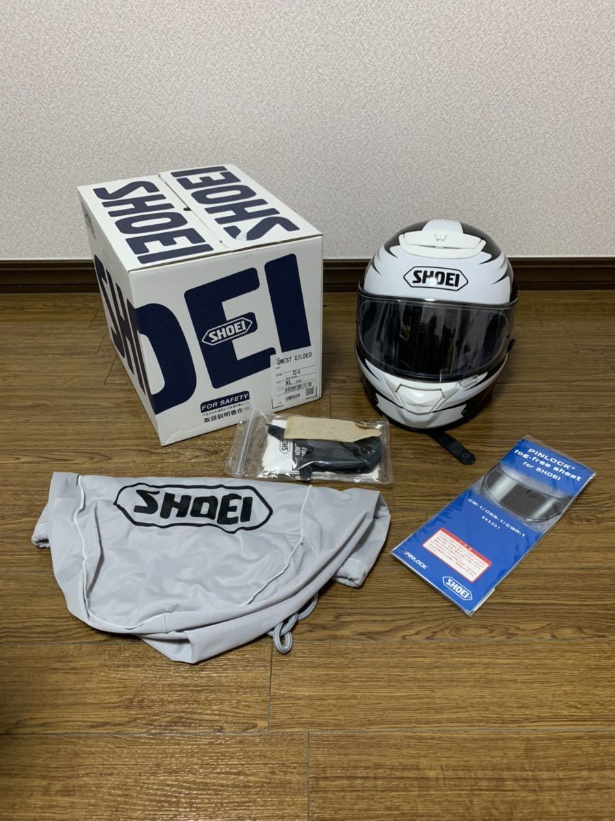 SHOEI フルフェイス QWEST GILDED ヘルメット XL 61cm lram-fgr.ma