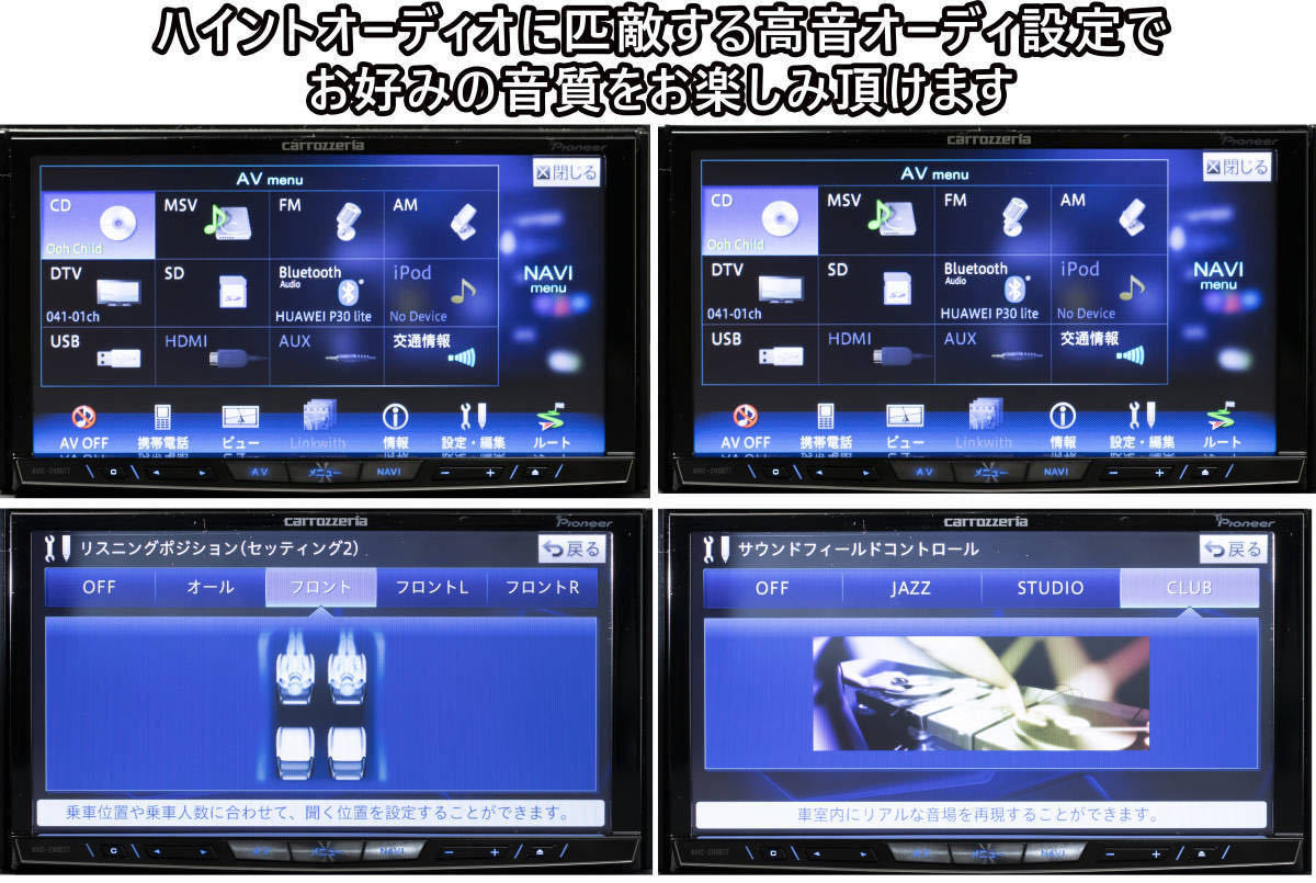 最新版地図データ 2022年第ー版カロッツェリアサイバーナビ AVIC