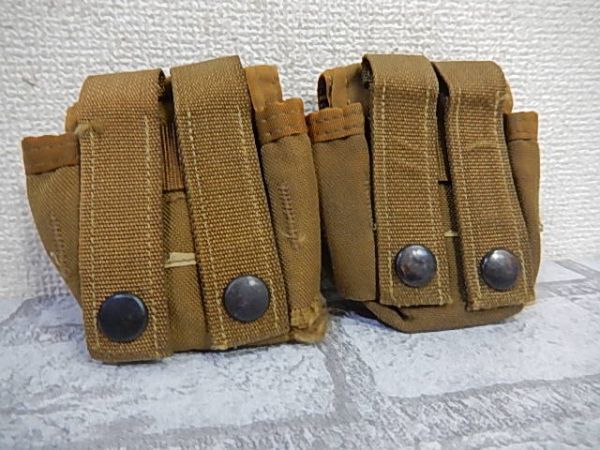 J27 訳あり特価！希少！◆MOLLE II HAND GRENEDE POUCH2個◆米軍◆サバゲー！_画像2