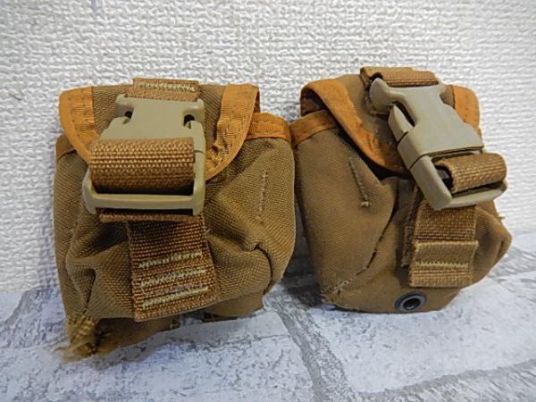 J27 訳あり特価！希少！◆MOLLE II HAND GRENEDE POUCH2個◆米軍◆サバゲー！_画像1