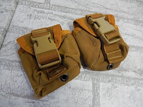 J27 訳あり特価！希少！◆MOLLE II HAND GRENEDE POUCH2個◆米軍◆サバゲー！_画像10