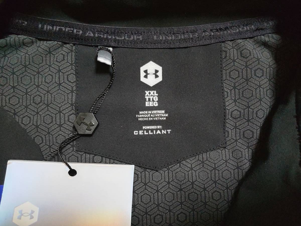 ★新品 アンダーアーマー UNDERARMOUR リカバリー専用ジャケット ★CELLIANT使用 ★ストレッチ ★ツートンカラー ★大きめサイズ_画像4