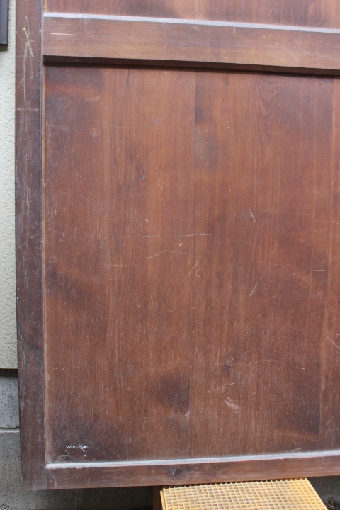  prompt decision # former times wooden door 2 sheets ③# width 93cm# obi door one against #. door era peace . old Japanese-style house construction old fittings old tool old .. antique Showa Retro Vintage ~ Gifu 