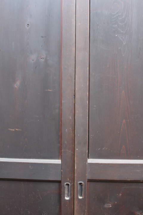  prompt decision # former times wooden door 2 sheets ③# width 93cm# obi door one against #. door era peace . old Japanese-style house construction old fittings old tool old .. antique Showa Retro Vintage ~ Gifu 