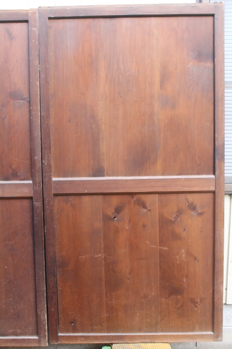  prompt decision # former times wooden door 2 sheets ③# width 93cm# obi door one against #. door era peace . old Japanese-style house construction old fittings old tool old .. antique Showa Retro Vintage ~ Gifu 