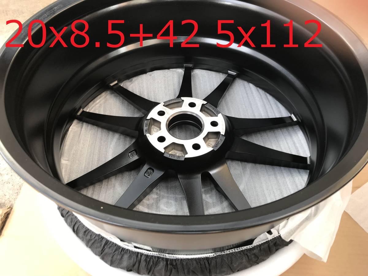 新品! Rohana RFX2 5H PCD112 20x9 +25,+35 Matte Black Concave USDM _画像5