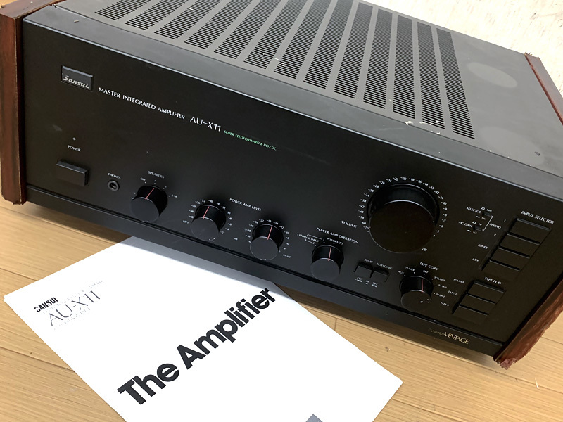 ☆Sansui AU-X11 マスター プリメインアンプ 山水☆ apiassam.com