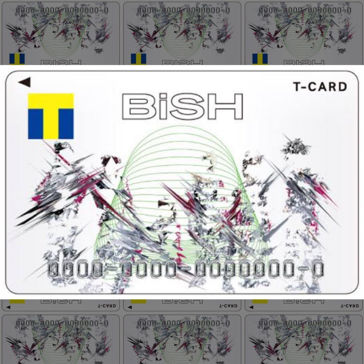  anonymity delivery! free shipping! sale end! rare! BISH album jacket ver T card T card T Point card 
