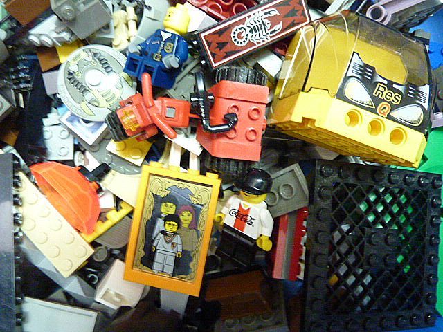t961 ジャンク 現状品　レゴ LEGO　ブロック パーツ 様々 まとめ　約8㎏前後 セット 大量　種類様々　レゴブロック 人形/プレート/土台 等_画像7