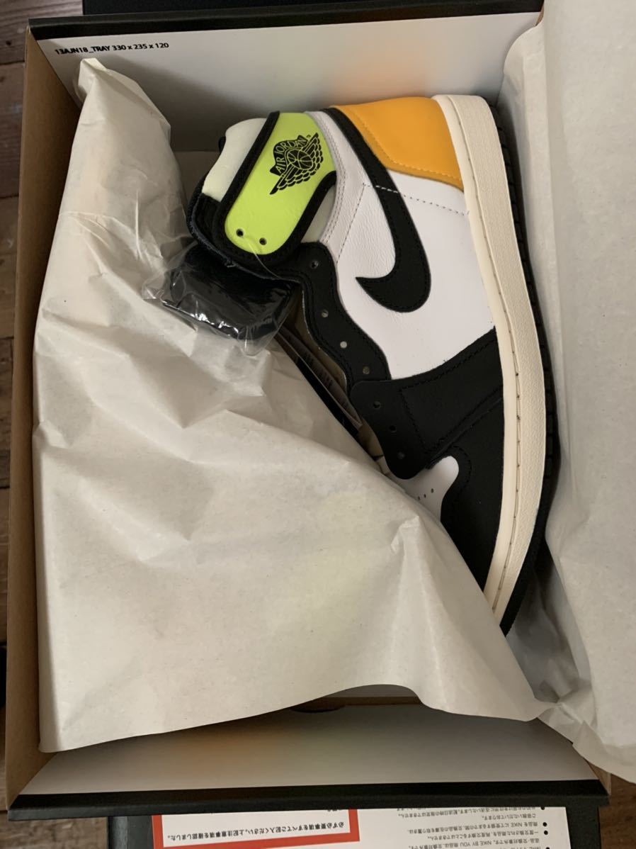 新品未使用 NIKE air Jordan 1 OG 28cm snkrs購入 つま黒 エア