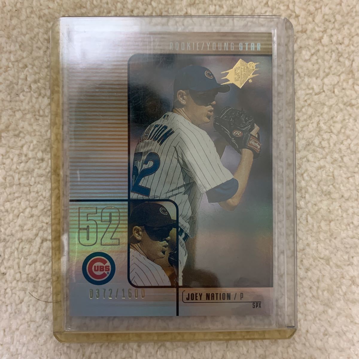 Upperdeck SPX 2000 Joey Nation Rookie Card 0372/1600 Серийный номер 1600 штук