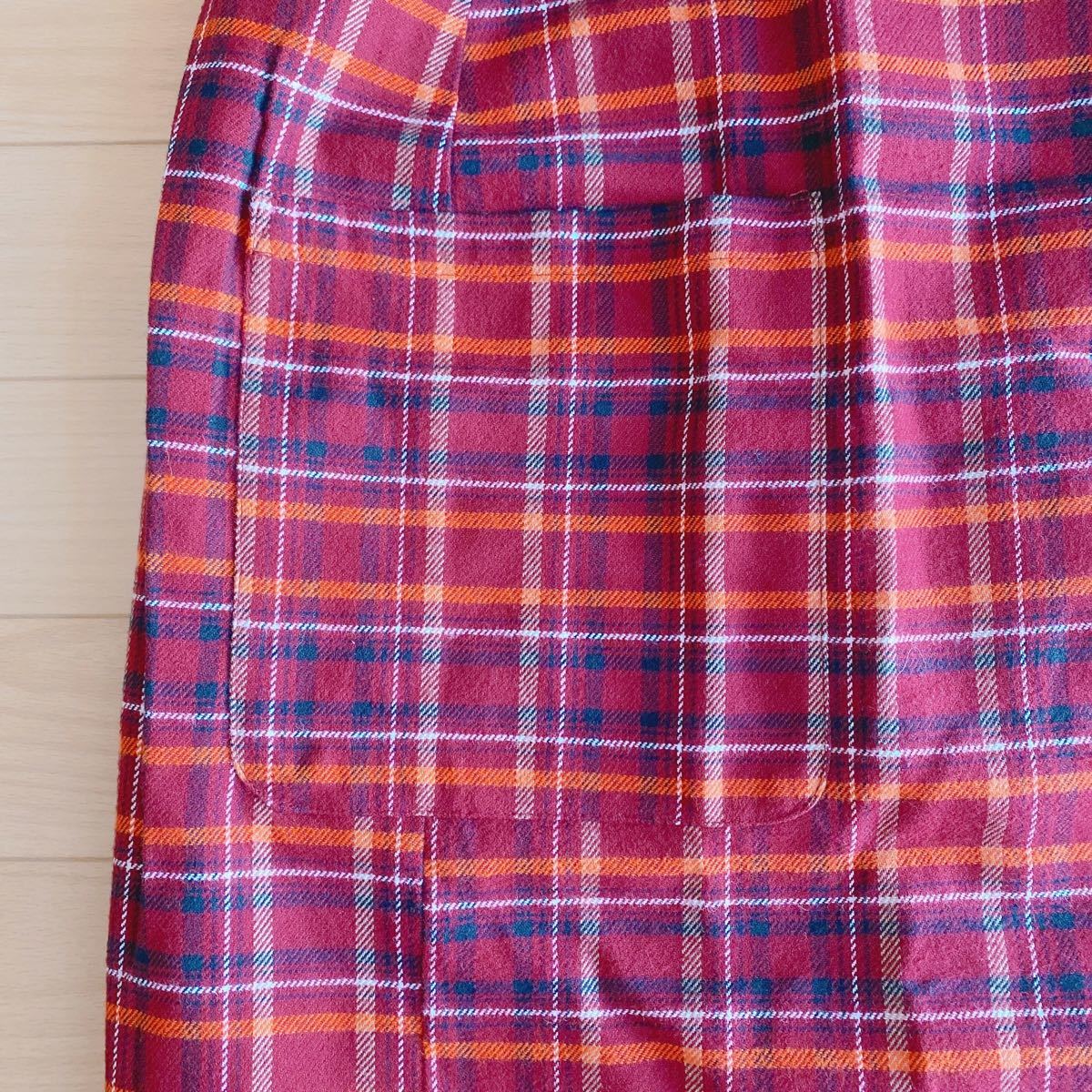 【H&M チェックタイトスカート】ベルト付き ラップスカート 巻きスカート タイトスカート チェック柄