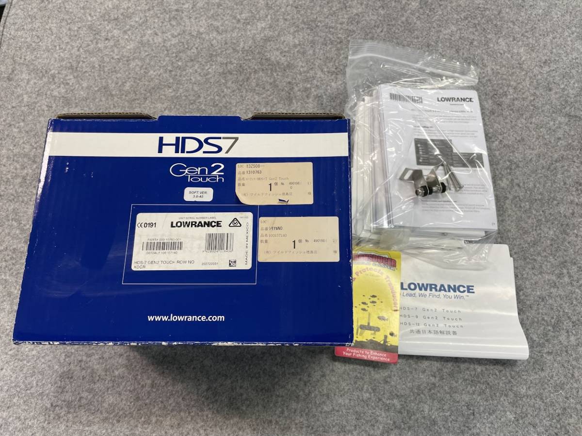 ローランス lowrance HDS7 GEN2 TOUCH 日本語表示可能 振動子 正規品