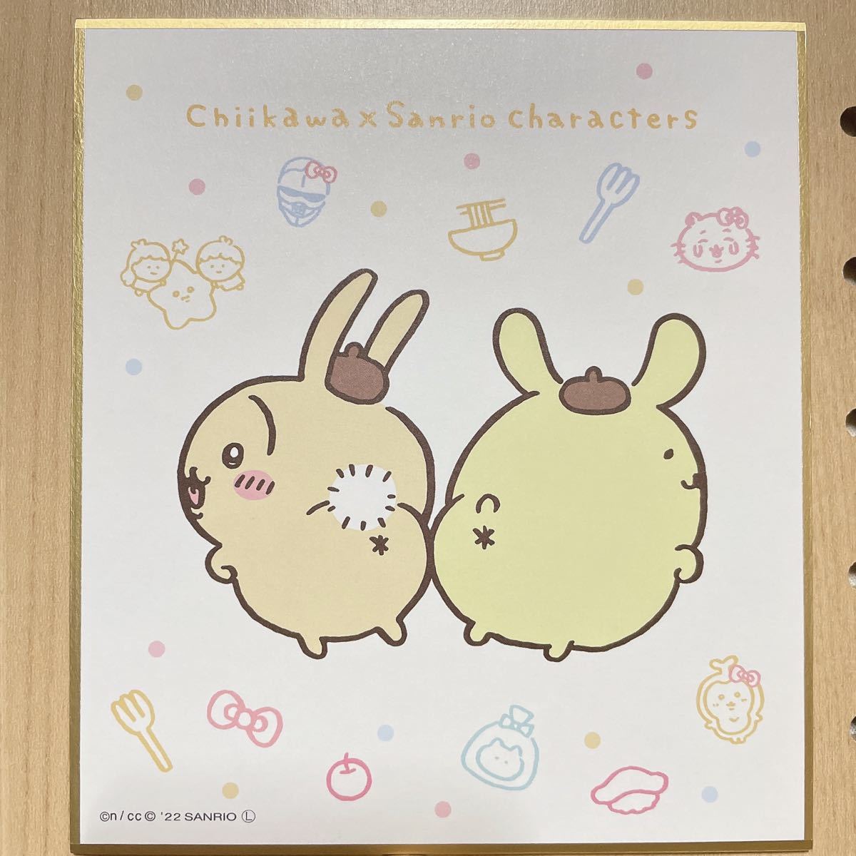 ちいかわ×サンリオキャラクターズ 色紙コレクション うさぎ ちいかわ×サンリオキャラクターズ 色紙コレクション うさぎ
