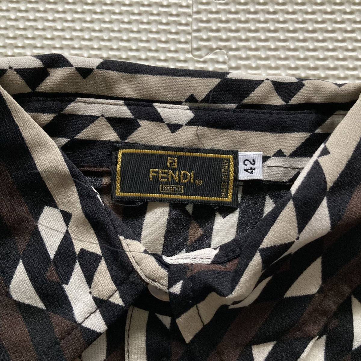 FENDI フェンディ イタリア製 半袖 ポロシャツ 42 レディース_画像5