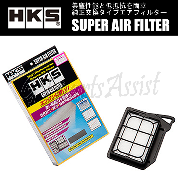 HKS SUPER AIR FILTER 純正交換タイプエアフィルター SUZUKI Kei HN21S K6A 98/10-01/03 70017-AS102_画像1