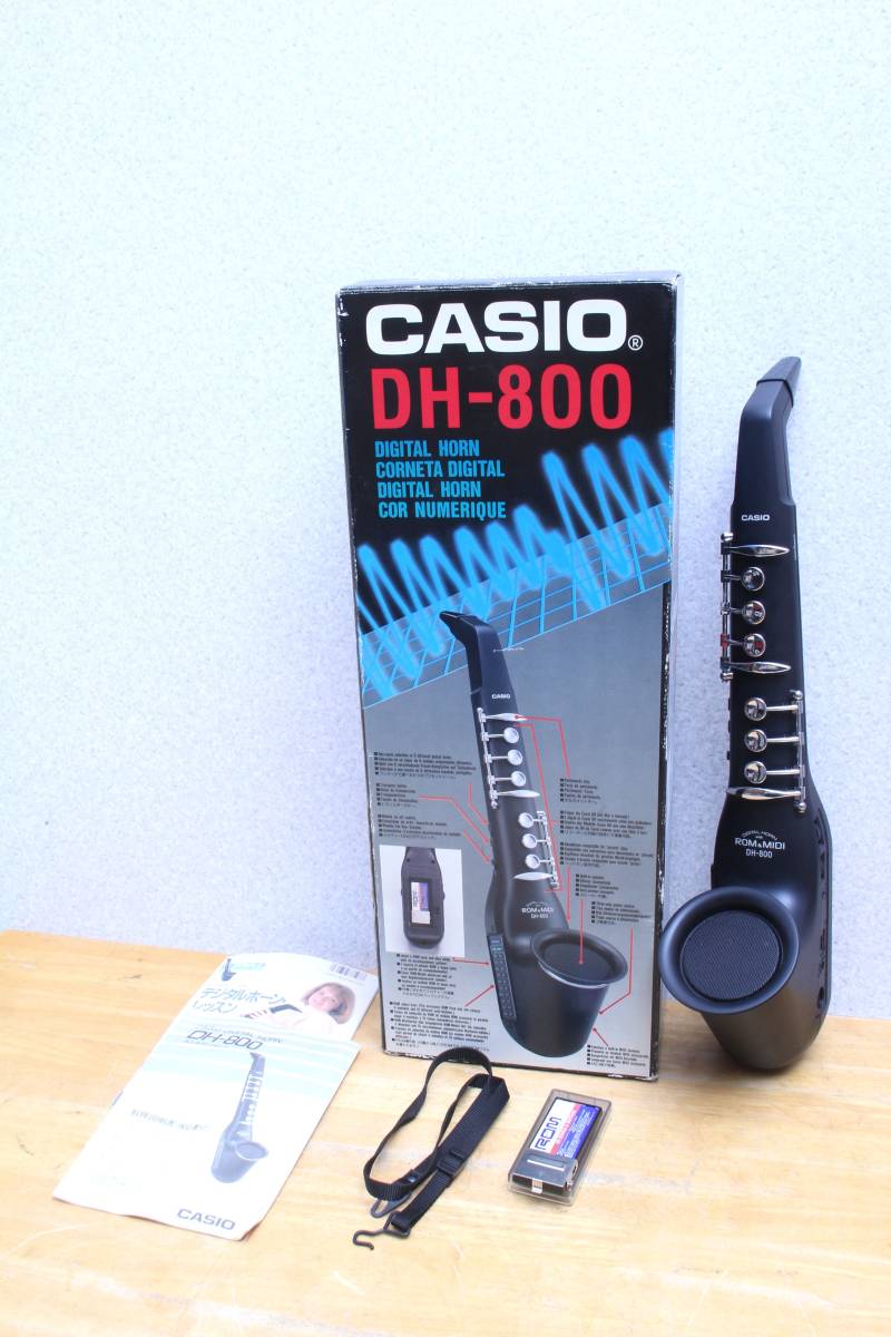 CASIO カシオ 電子サックス デジタルホーン DH-800 ケース・説明書
