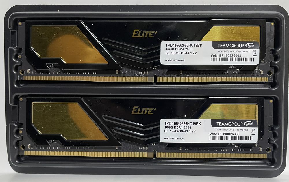 TEAM (Micron CHIP) DDR4 2666 32GB (16GB 2枚) gruporio.net