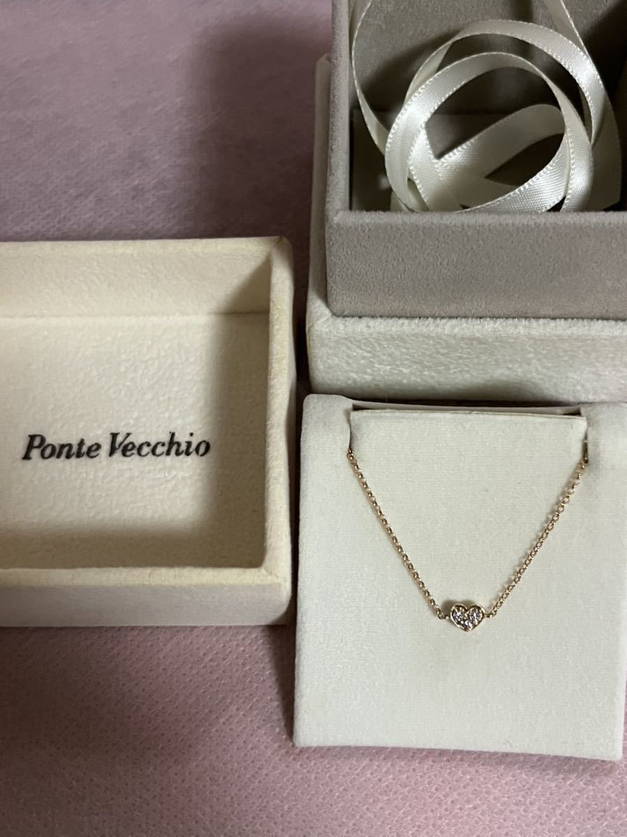Ponte Vecchio ポンテヴェキオ ブレスレット ハート ダイヤモンド K18