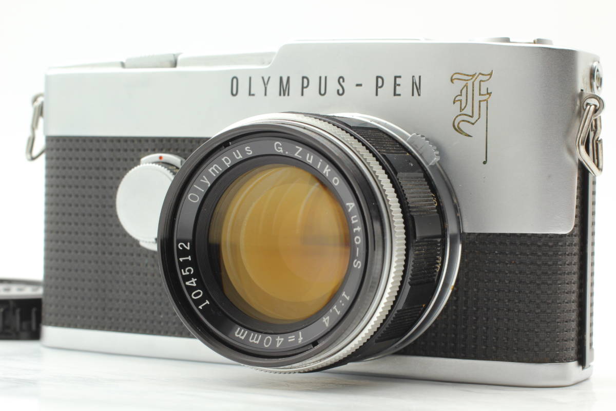 【並品】OLYMPUS PEN F 35mm Half Frame F ZUIKO AUTO S 40mm F1.4 オリンパス 2208063@03