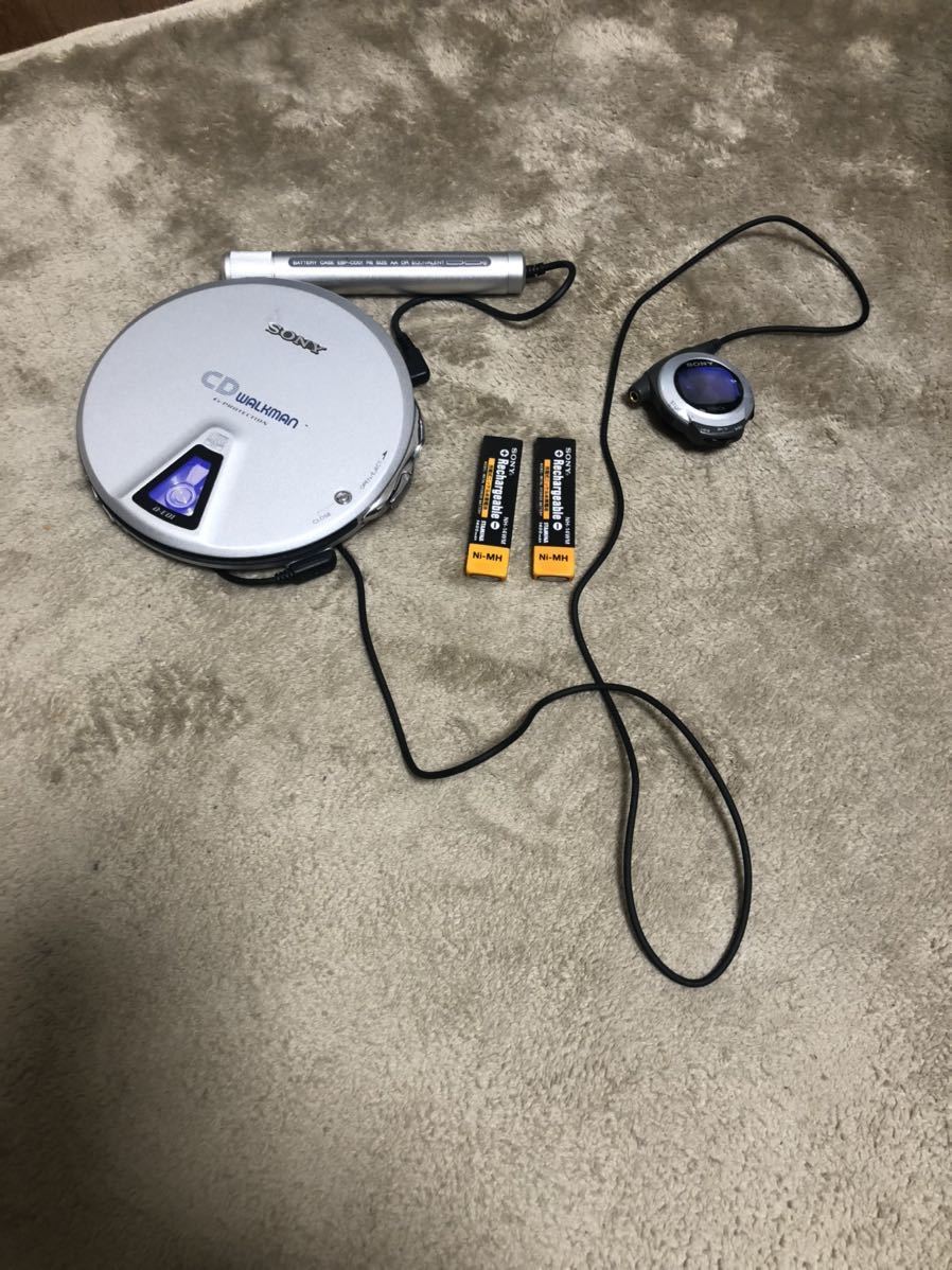ジャンク】SONY WALKMAN D-E01 CDウォークマン ポータブルCDプレーヤー