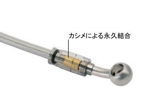 スウェッジライン ブレーキホース[ステンレスエンド/クリアホース] ミツビシ i（アイ） (HA1W) 2WD 全グレード_画像4