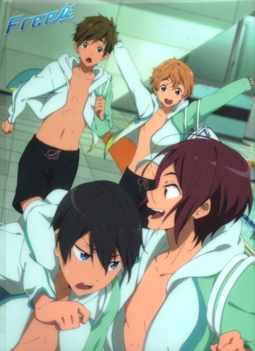 Free！　ハイスピード　A4クリアファイル　1枚　中古　　_画像1