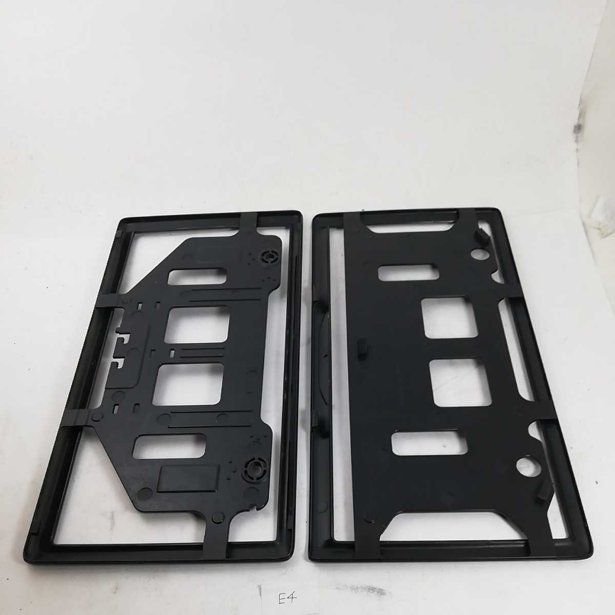 ホンダ 純正品 #E4 ナンバープレート枠 ブラック 前後2枚セット 希少 良品 6