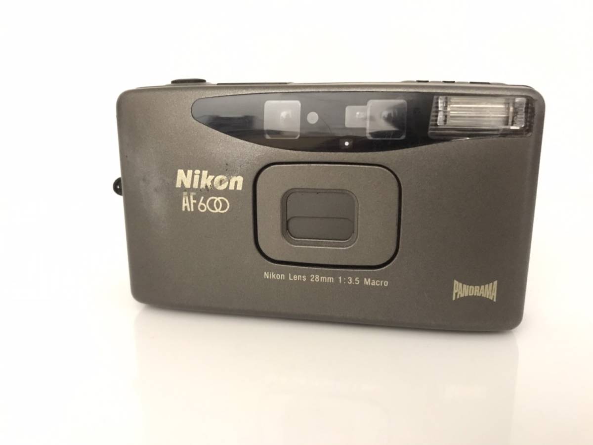Nikon ニコン フィルカメラ コンパクトカメラ ミニ パノラマ AF600QD Lens 28mm 1:3.5 Macro PANORAMA #k12497
