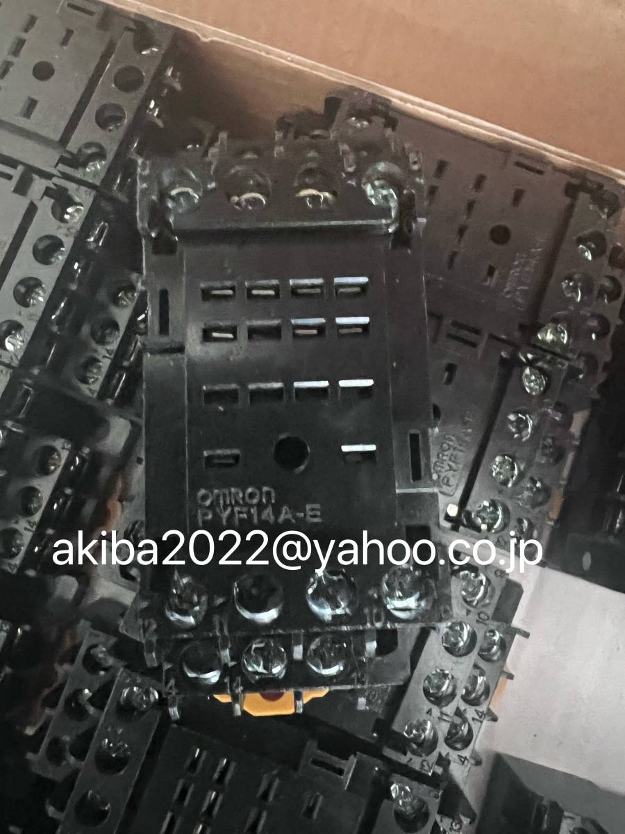 新品 OMRON オムロン 表面接続ソケット PYF14A-E 100個セット【6ヶ月