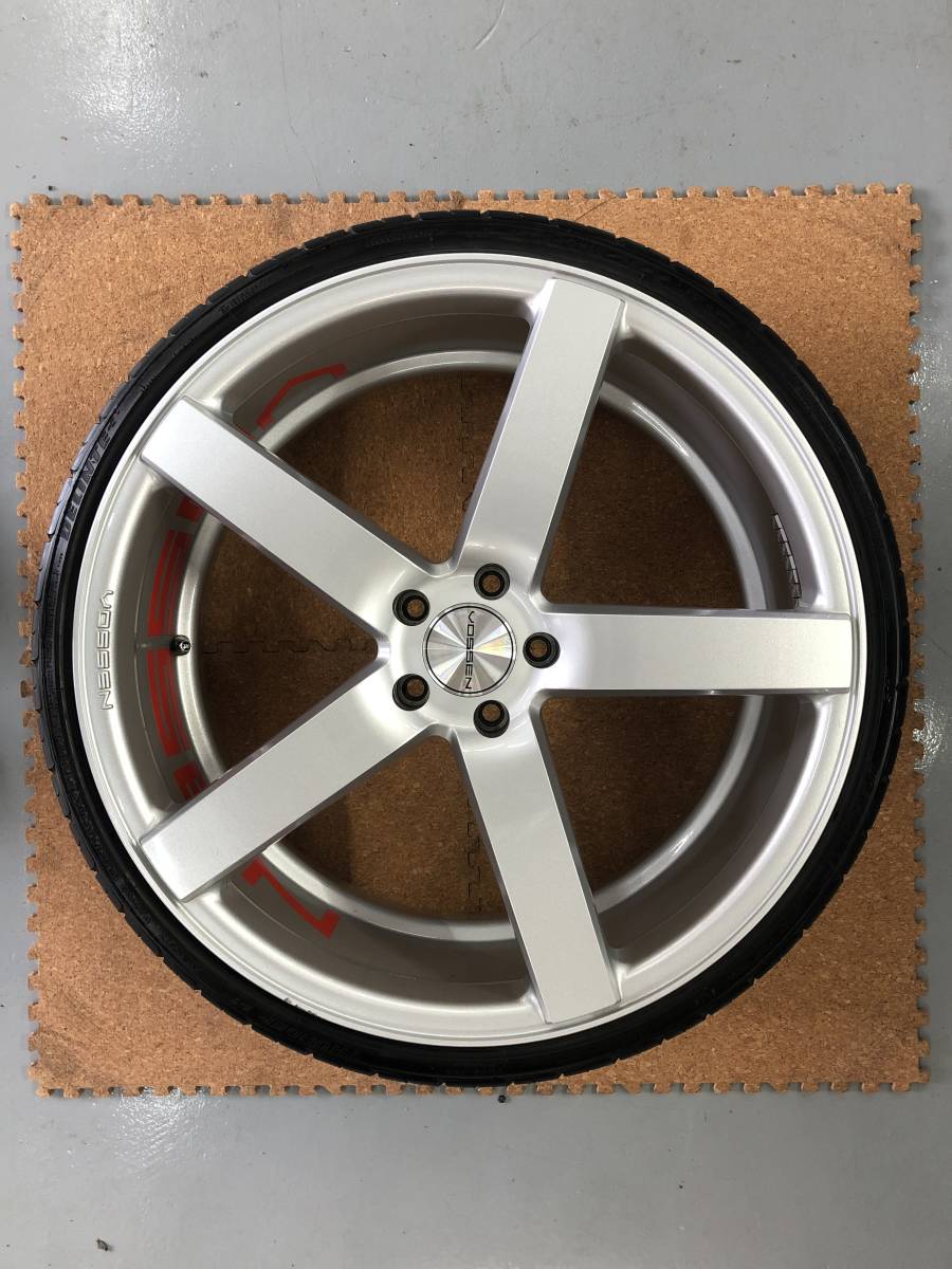 ヴォッセ VOSSEN CV3 9j+38 22インチ 114.3 5H 4本 アルファード30