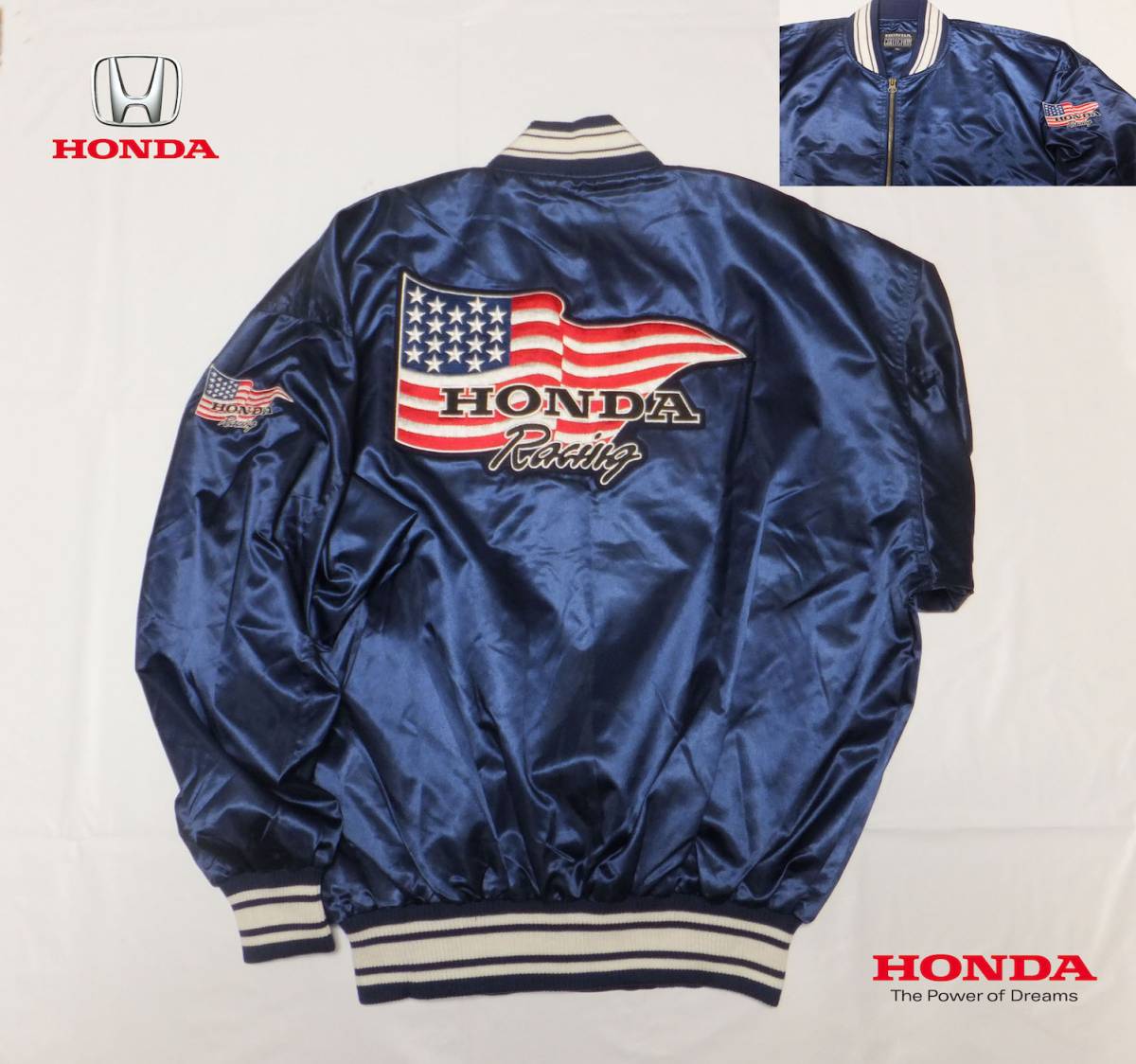 *HONDA Racing Indy Car Blouson*L*USED