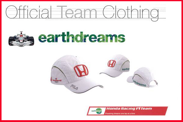 ★Honda Racing F1 Team earthdreams Official Cap