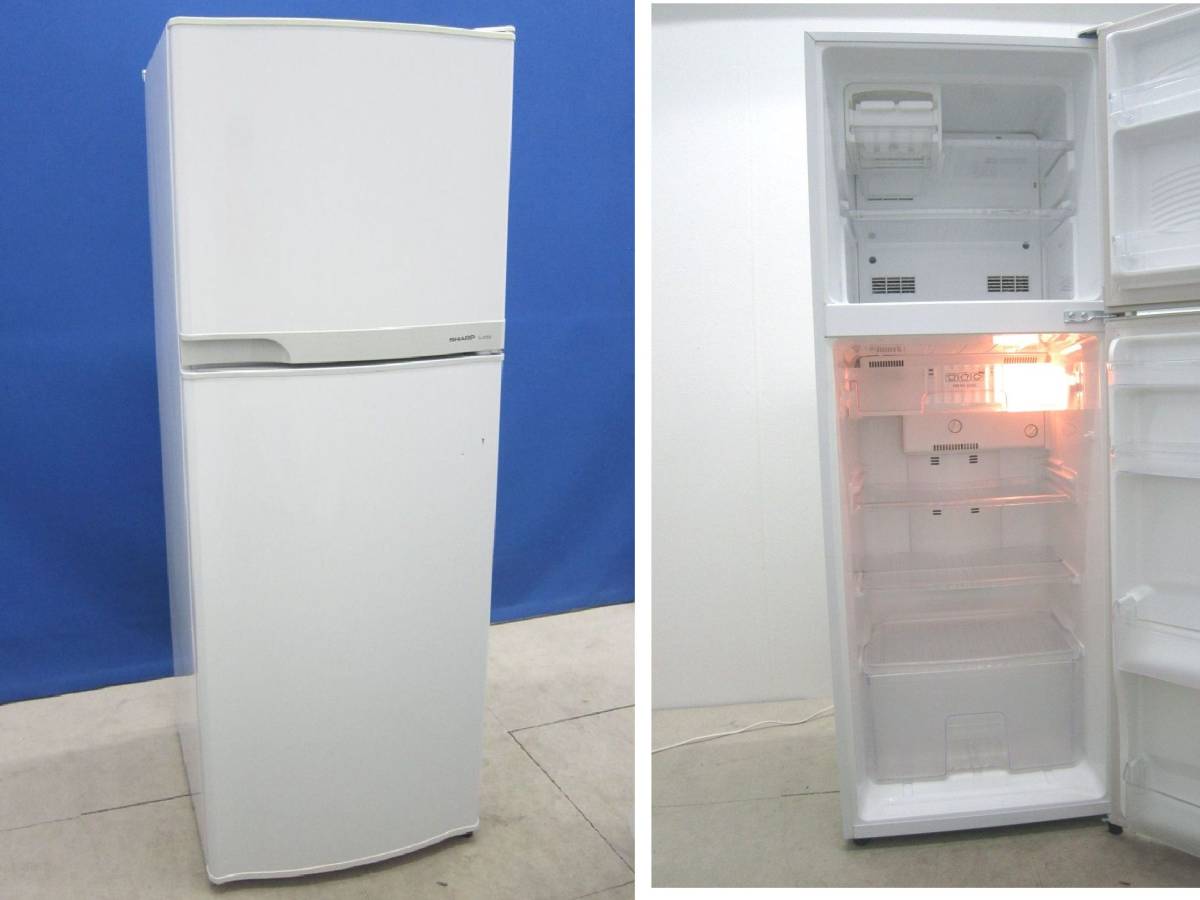 SHARP sharp 225L 2 door freezing refrigerator SJ-23TM-W white on 