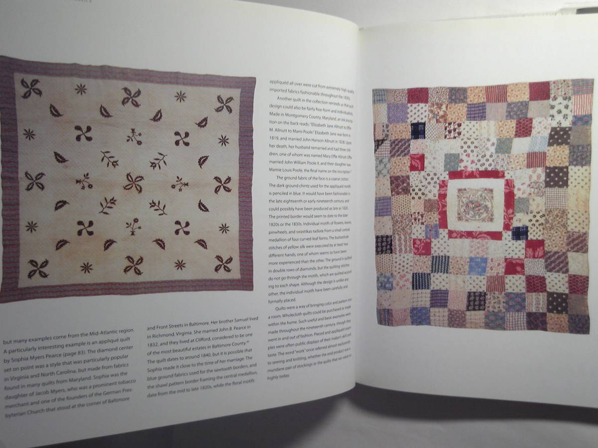 英語/キルト「Quilts in a material world/素材世界のキルト」 Linda Eaton著　