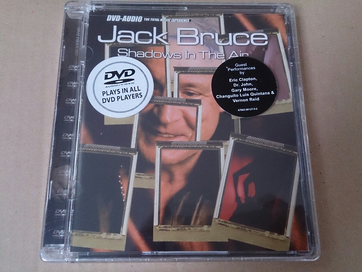 DVD-AUDIO】JACK BRUCE「Shadows In The Air」Eric Clapton，Gary