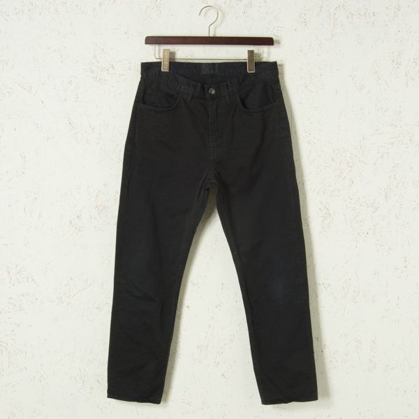 Acne STUDIOS Town Tw Blac Denim pants tapered simple cotton black / black 31 Italy made m0002-04-044