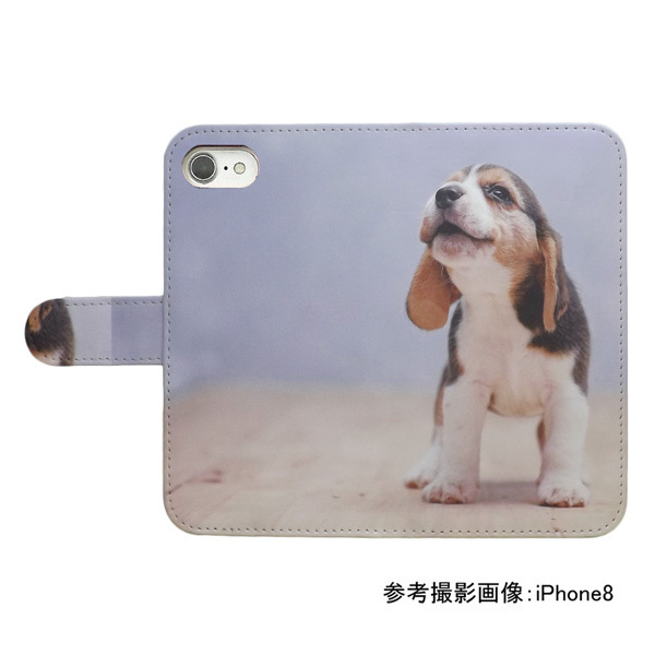 Galaxy A53 5G SC-53C/SCG15　スマホケース 手帳型 プリントケース 犬 ビーグル 子犬　いぬ 動物 かわいい_画像2