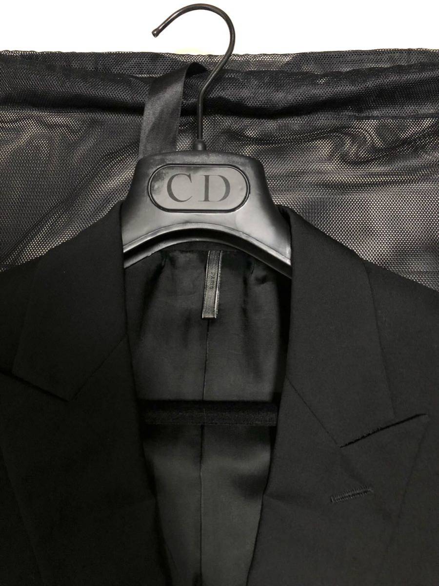 ディオールオム Dior homme 05SS チューブ ジャケット 黒 44 エディ 