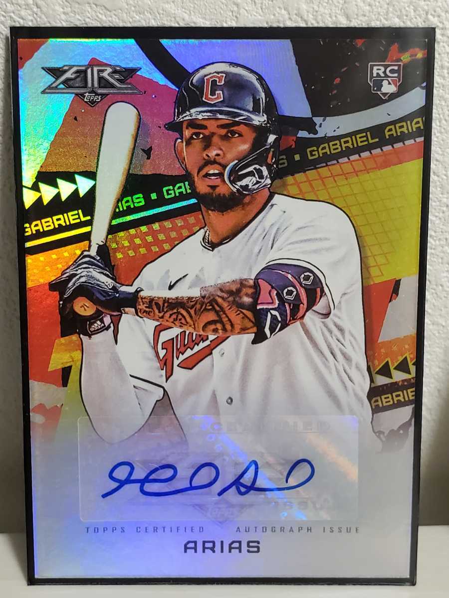 ファッションの topps fire baseball 2022 フアンソト 直筆サイン 野球