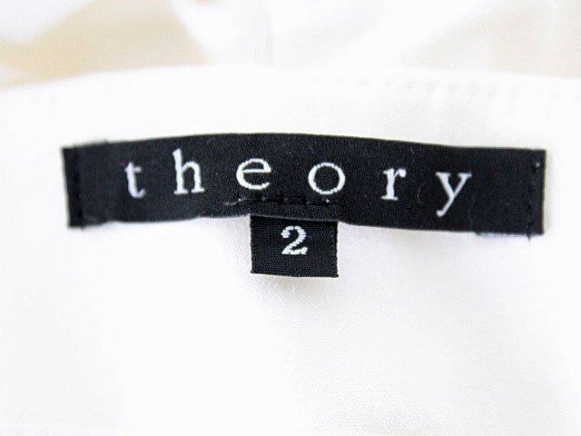 【美品】セオリー Theory クロップドパンツ 白_画像9