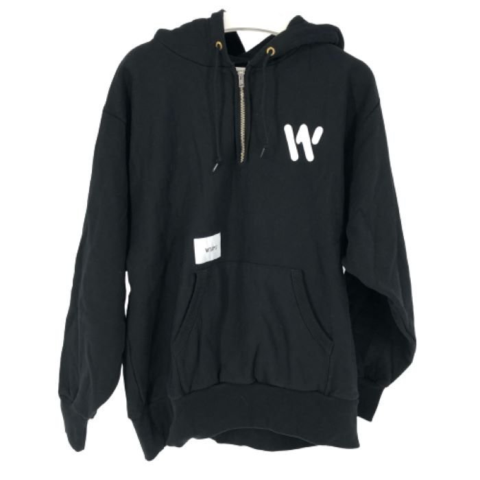 【メーカー包装済】 パーカーサイズ03 ハーフジップスウェット WTAPS 【新品同様】ダブルタップス L相当 ブラック CSM19 201ATDT その他 【メーカー包装済】 パーカーサイズ03 ハーフジップスウェット WTAPS 【新品同様】ダブルタップス L相当 ブラック CSM19 201ATDT その他