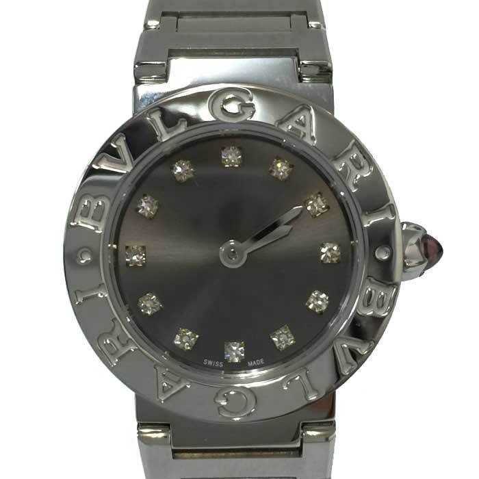 【新品同様】【美品】ブルガリ BVLGARI ブルガリ・ブルガリ 12Pダイヤ 腕時計 クオーツ BB235 103095